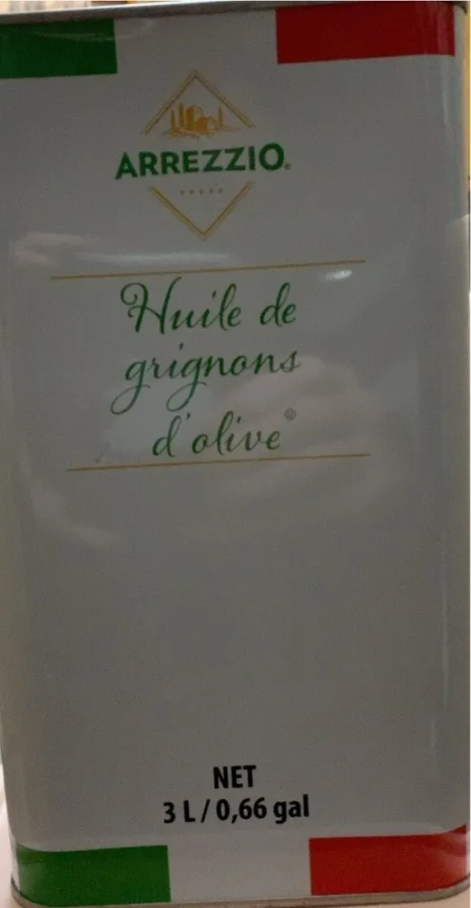Huile de grignons d’olive