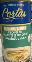 Cortas, Trempette De Pois Chiches Hommos Tahina 185g