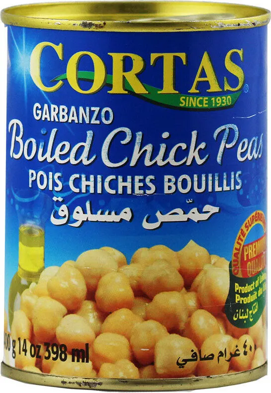 Cortas Chick Peas Boiled, Garbanzo