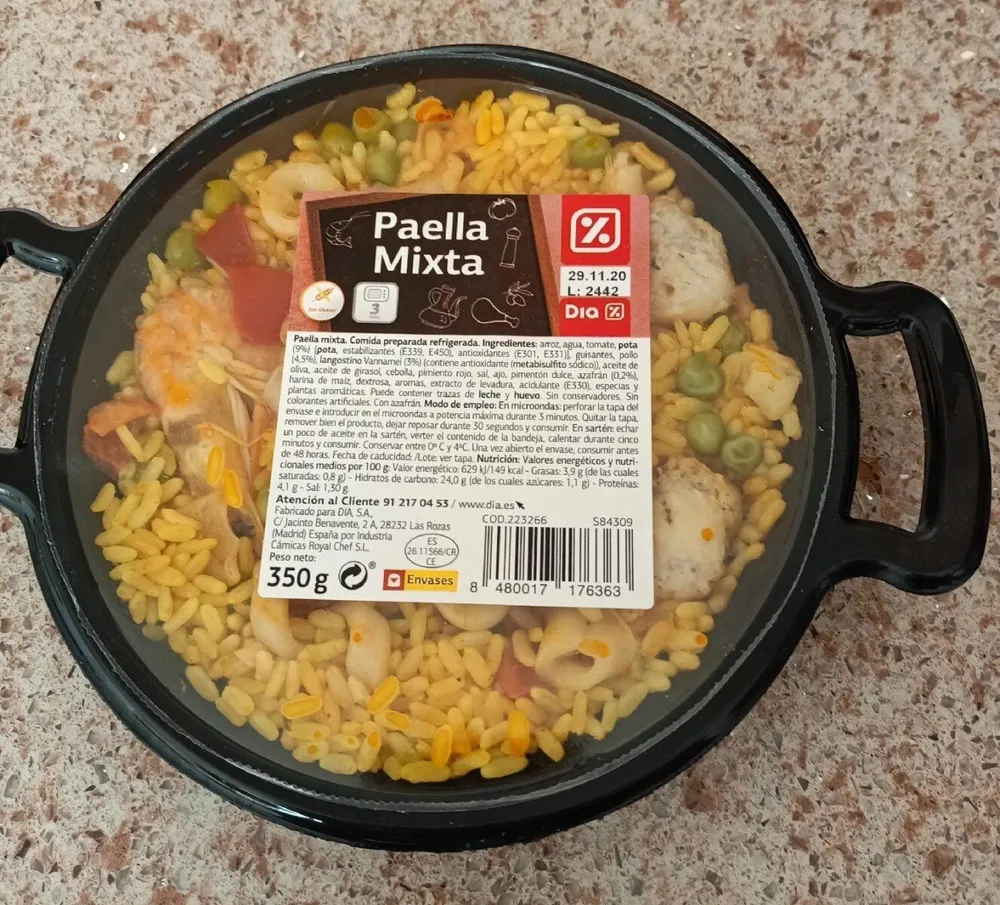 Paella mixta