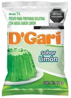 Gelatina sabor limón