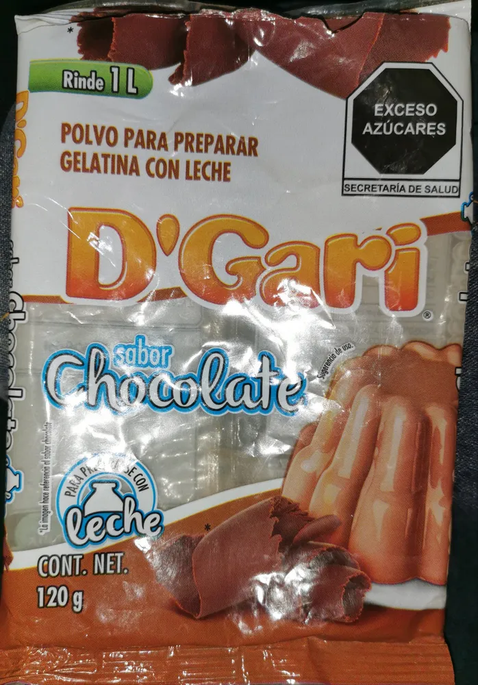 Gelatina sabor Chocolate