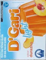 Gelatina light durazno