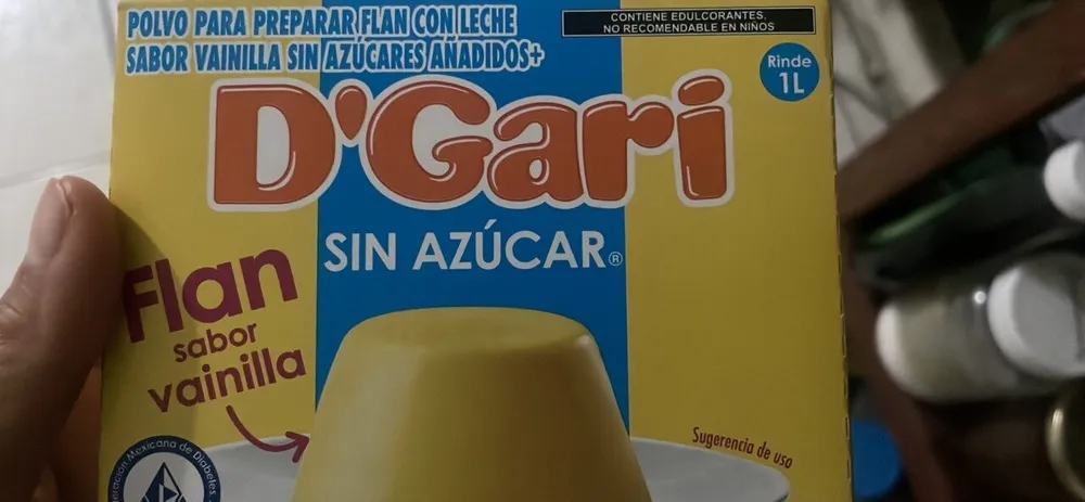 Flan sabor vainilla