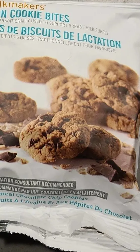 Lactation cookie bites