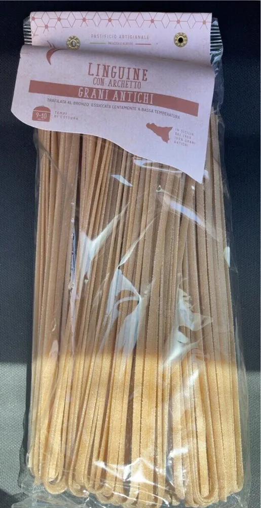 Linguine con archetto grani antichi