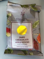 Dark chocolate apple stick