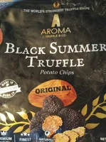 Black summer Truffle potato chips