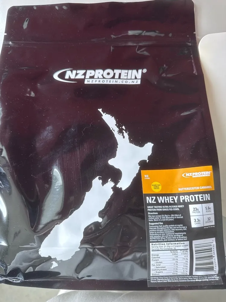 NZ Whey Protein Butterscotch Caramel