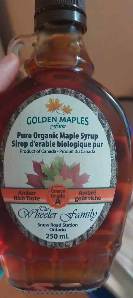 Pure Organic Maple Syrup