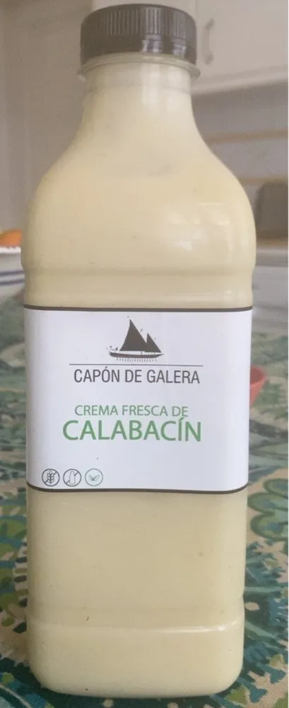 Crema fresca de calabacín