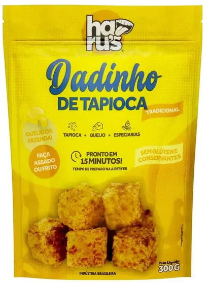 Dadinho De Tapioca Congelado Tradicional Harus Pacote 300g