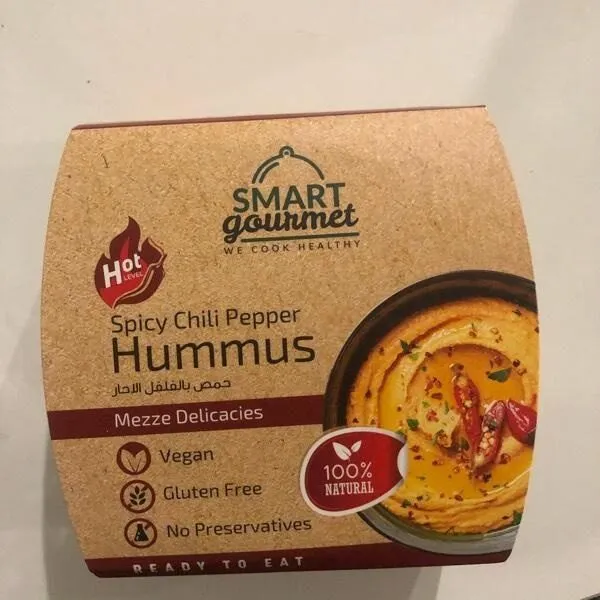 Spicy chili pepper hummus