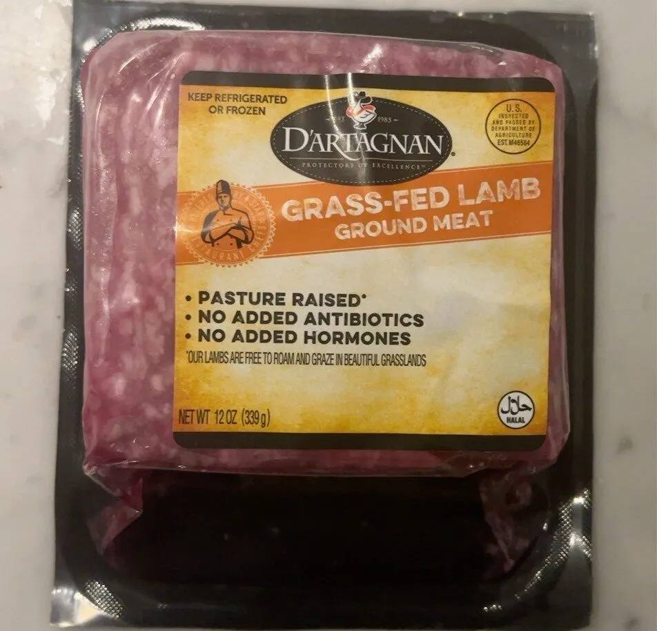 Grass-fed lamb ground meat