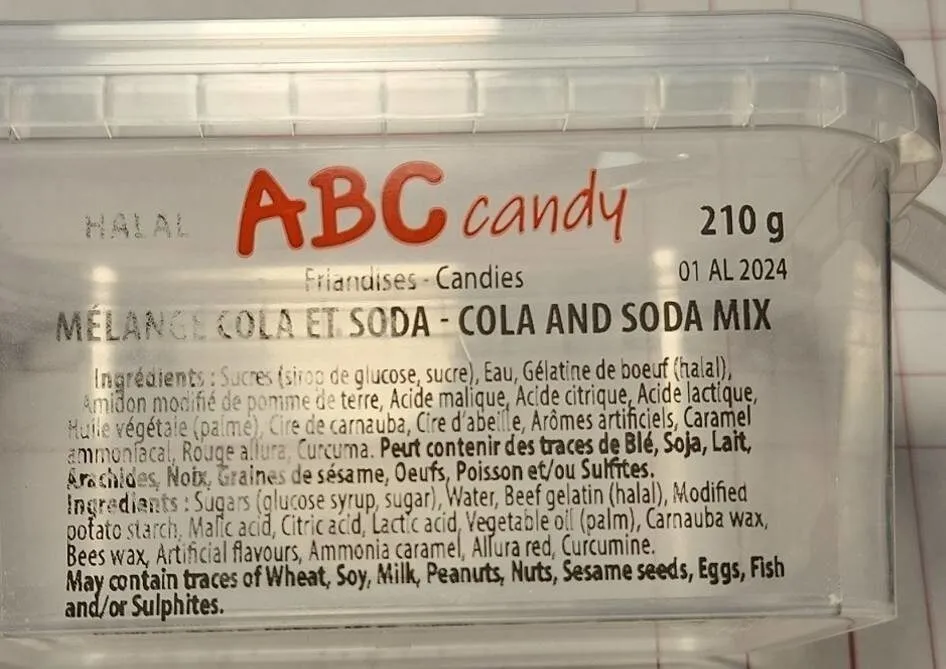 Cola and soda mix