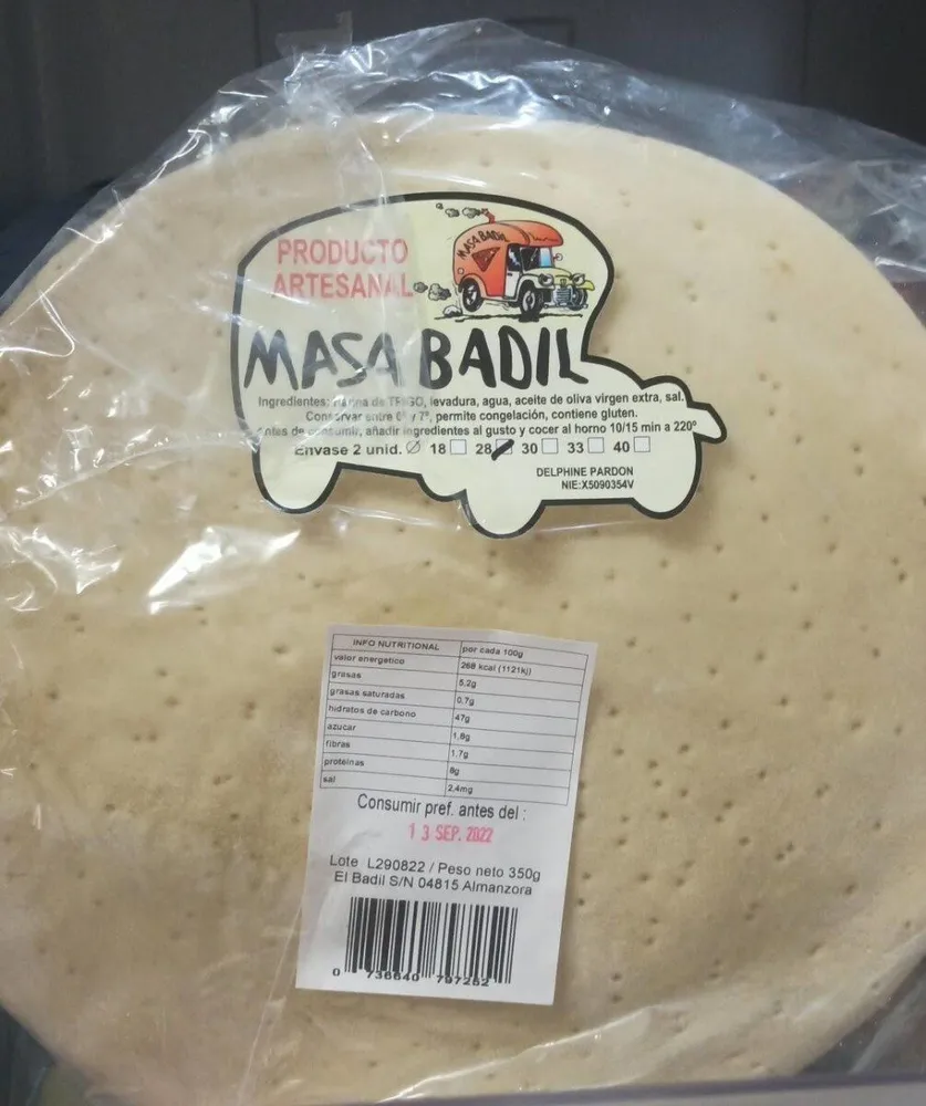 Masa de pizza