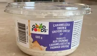 Trempette aux oignons caramélisés et au fromage gruyère
