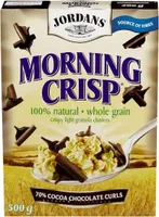 Morning Crisp - Granola clusters with chocolate curls