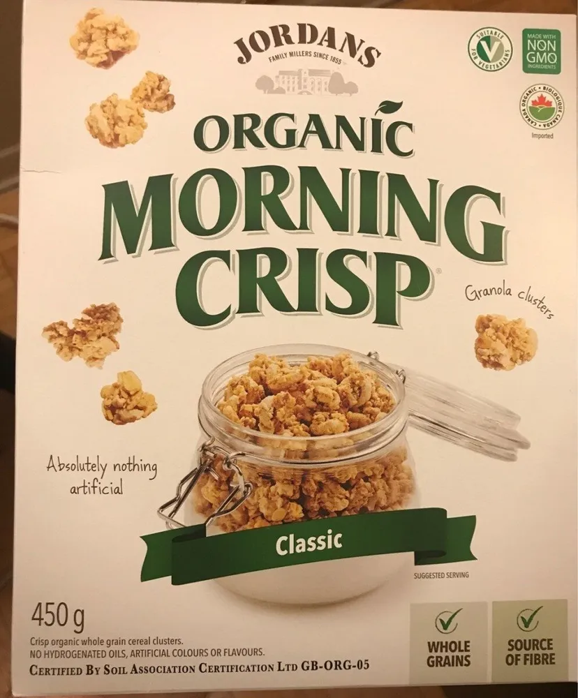 Organic morning crisp
