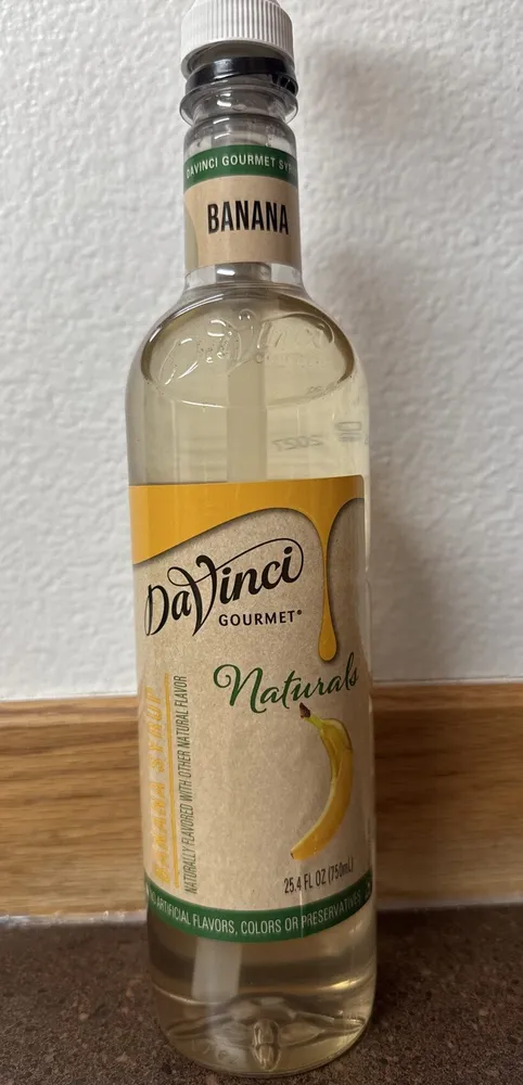 Natural Banana Syrup