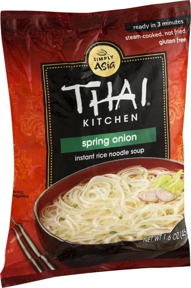 spring onion instant rice noodle soup