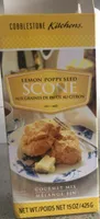 Lemon poppy seed Scone