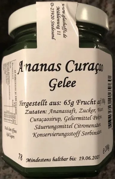 Ananas Curaçao Gelee