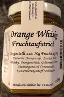 Orange Whisky Fruchtaufstrich