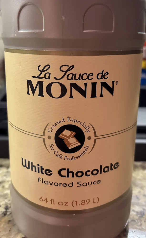White Chocolate Flavored Sauce