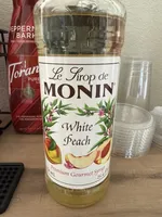 White Peach Premium Gourmet Syrup