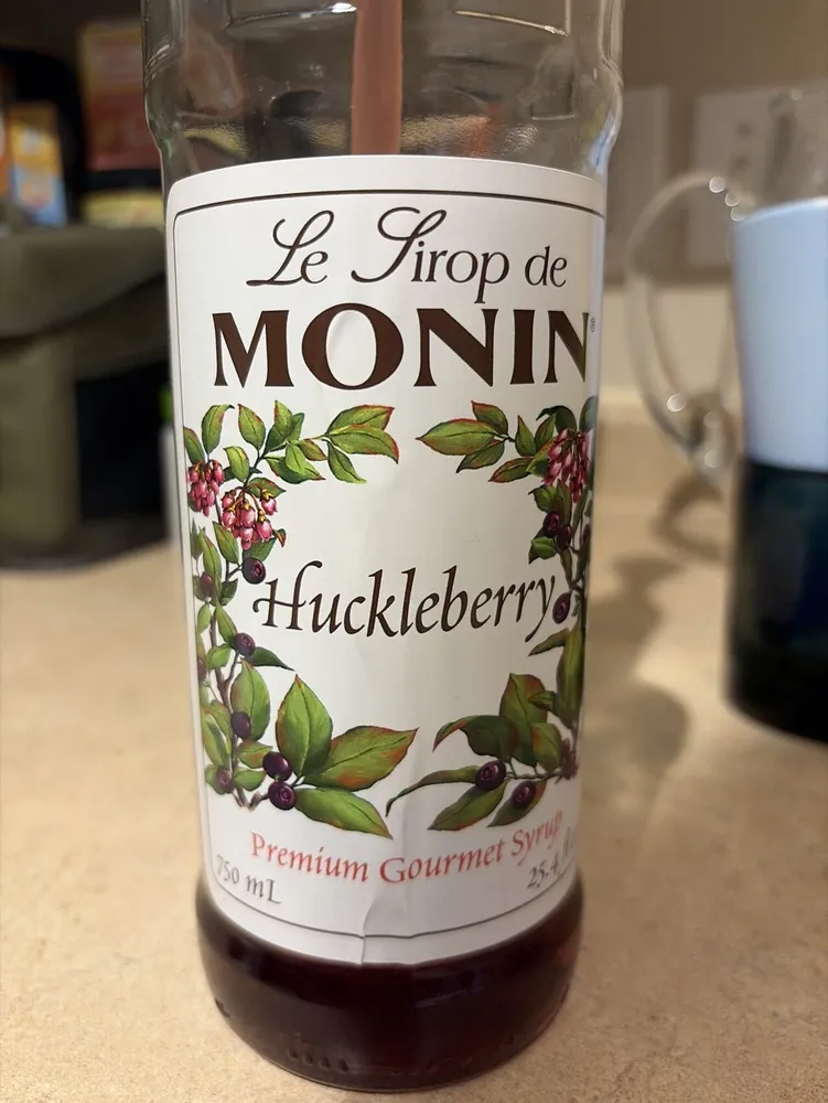 Huckleberry syrup