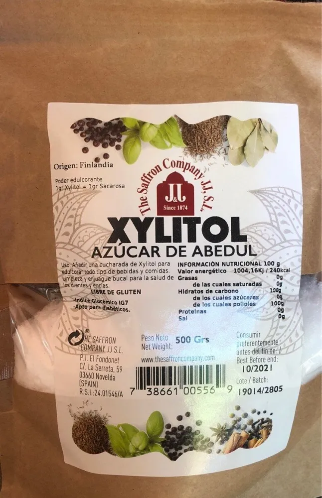 XYLITOL AZÚCAR DE ABEDUL