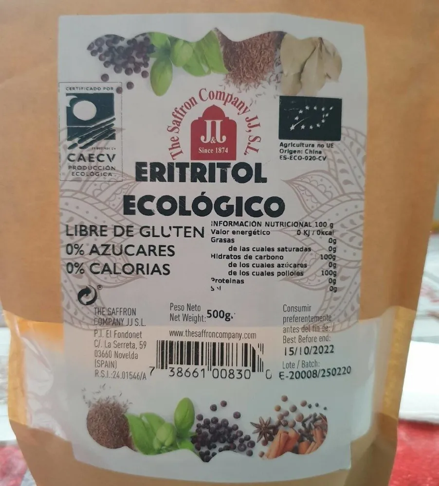 Eritritol ecológico
