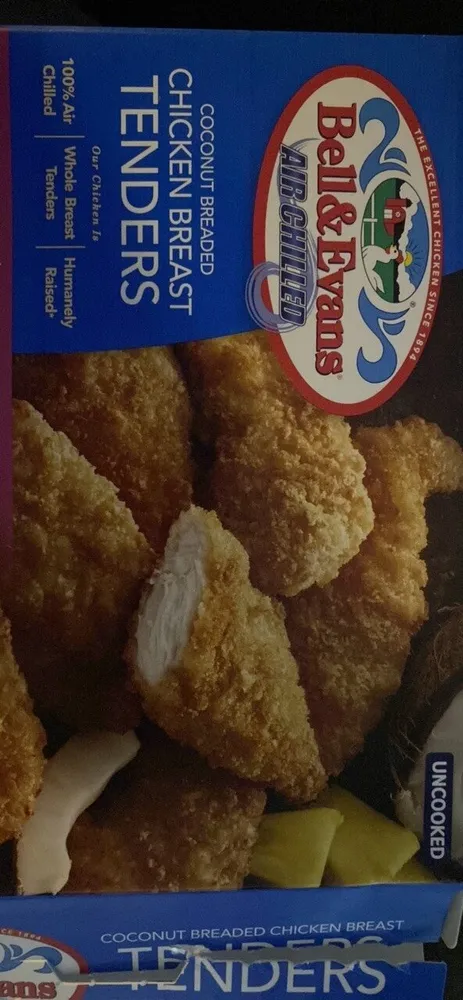 Breaded chicken breast tenders