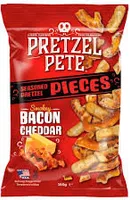 Seasoned Pretzel Pieces: Smokey Bacon Cheddar