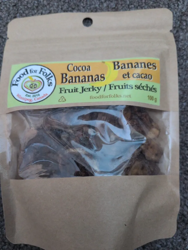 Cocoa Bananas Fruit Jerky