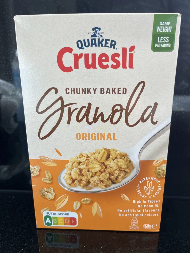 Cruesli CHUNKY BAKED Granola ORIGINAL