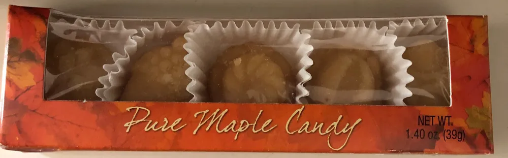 Pure maple candy