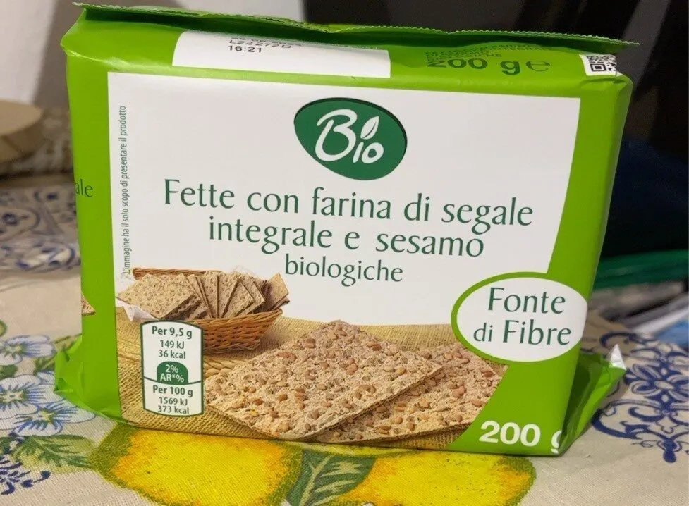 Fette con farina di sesamo integrale