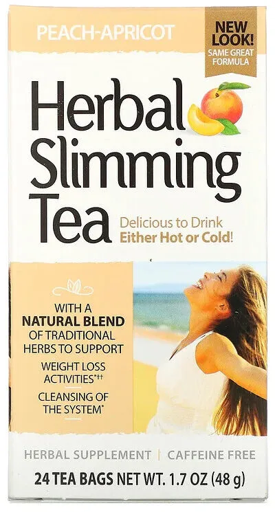 Herbal Slimming Tea, Peach-Apricot