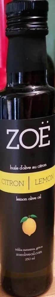 Huile d'olive au citron
