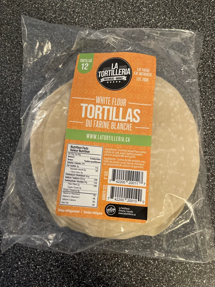 WHITE FLOUR TORTILLAS / DU FARINE BLANCHE