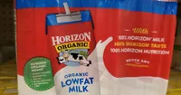 Organic lowfat milk