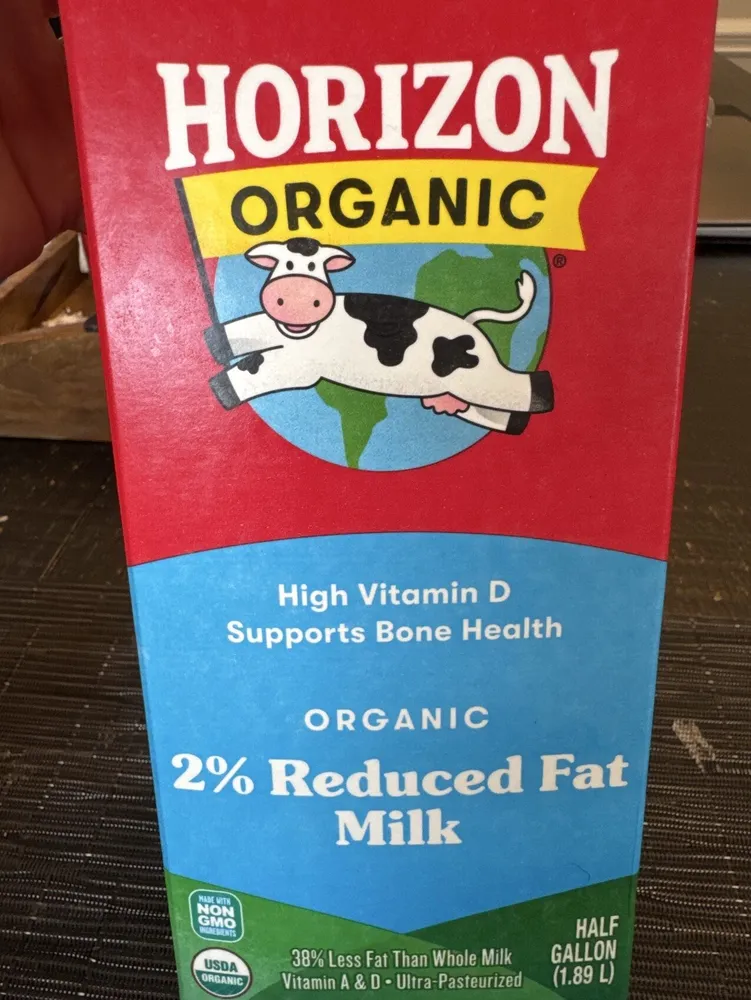 2% Reduced Fat Milk