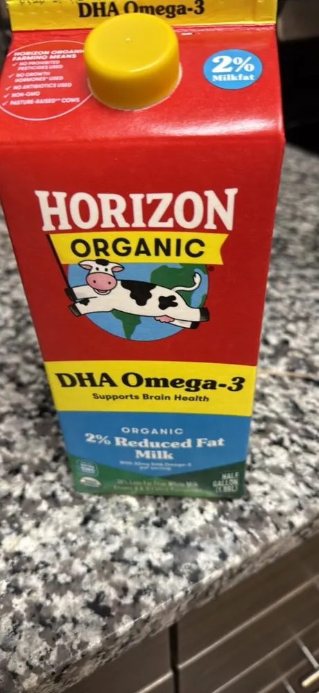Organic 2% Reduced Fat Milk