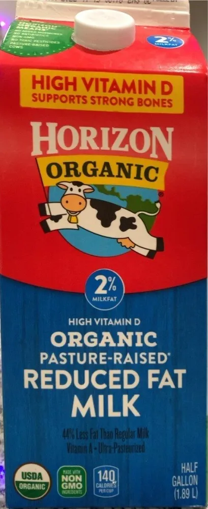 2% Reduced Fat Milk