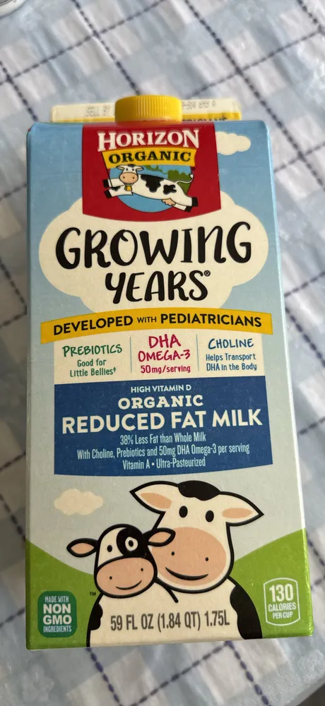 Growing Years Reduced Fat Milk