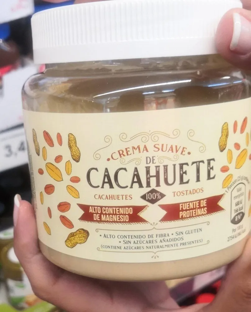 Crema suave de cacahuete