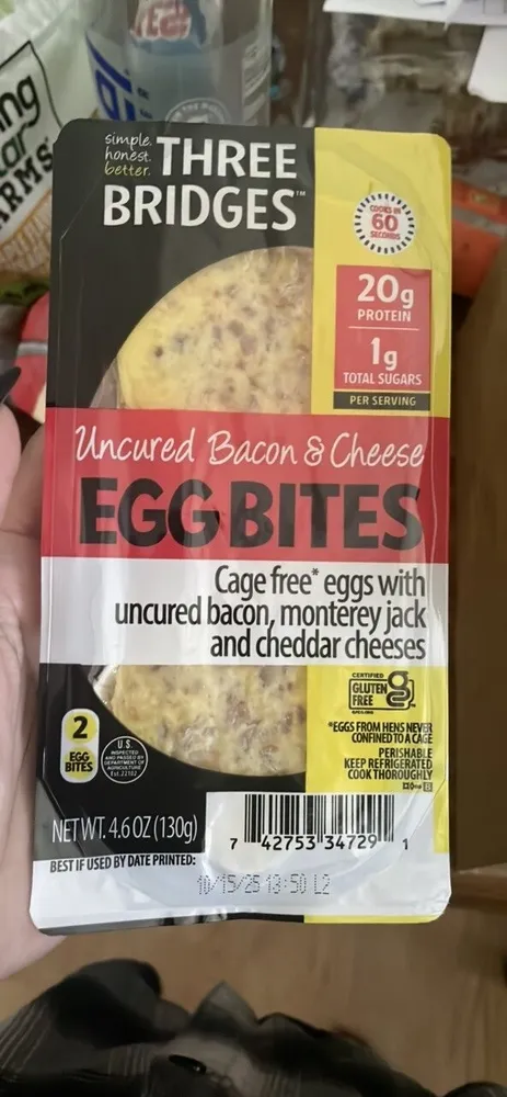 Uncured Bacon & Cheese Egg Bites