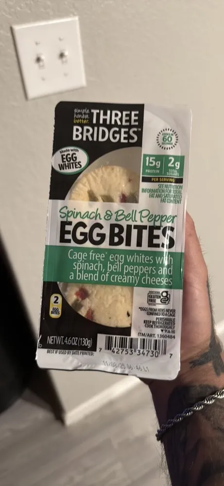 Spinach & Bell Pepper Egg Bites